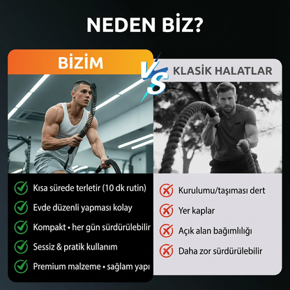battle rope fıtness cubuğu