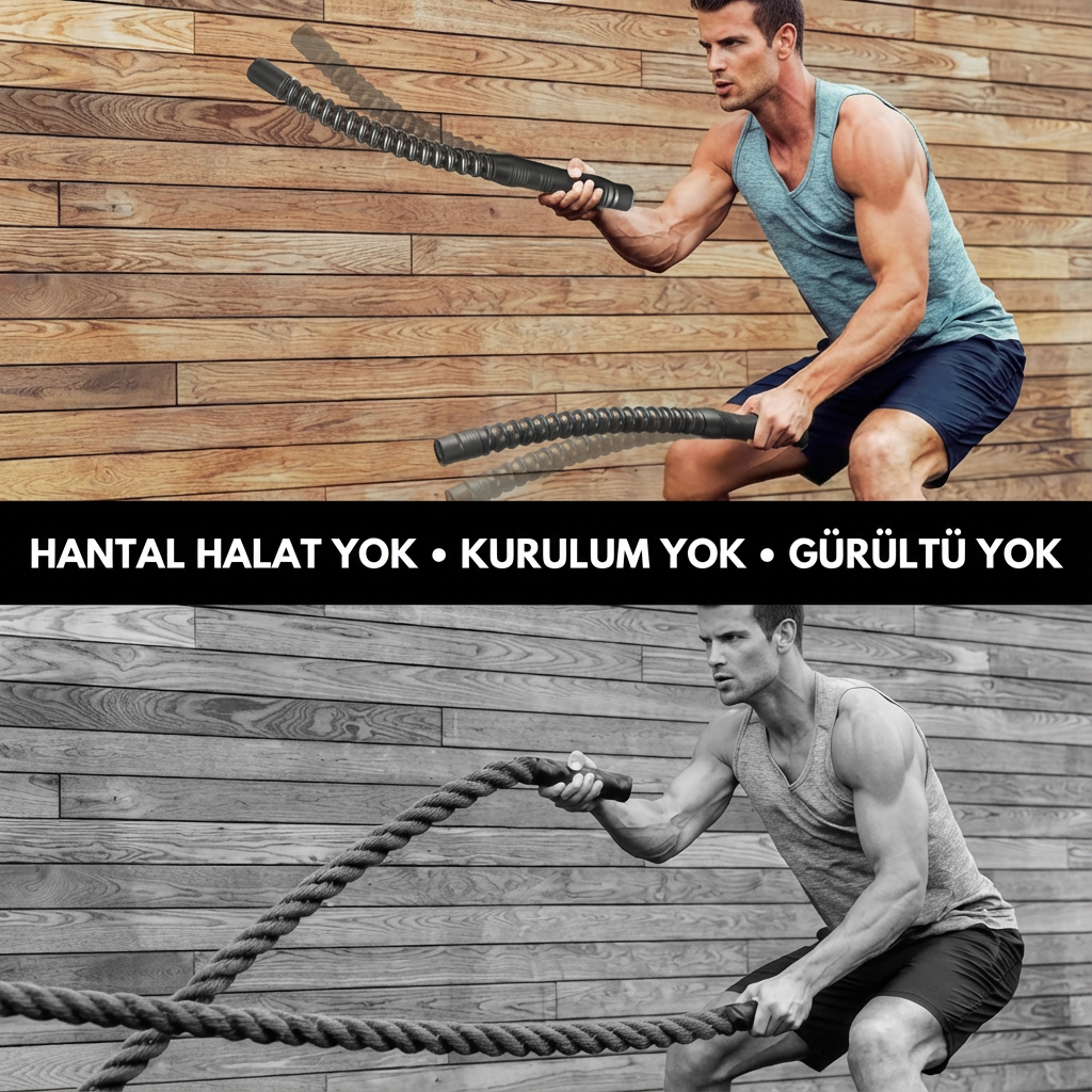 battle rope fıtness cubuğu
